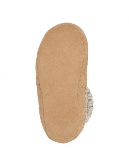 Zapatilla pura lana Cozy LUX Beige