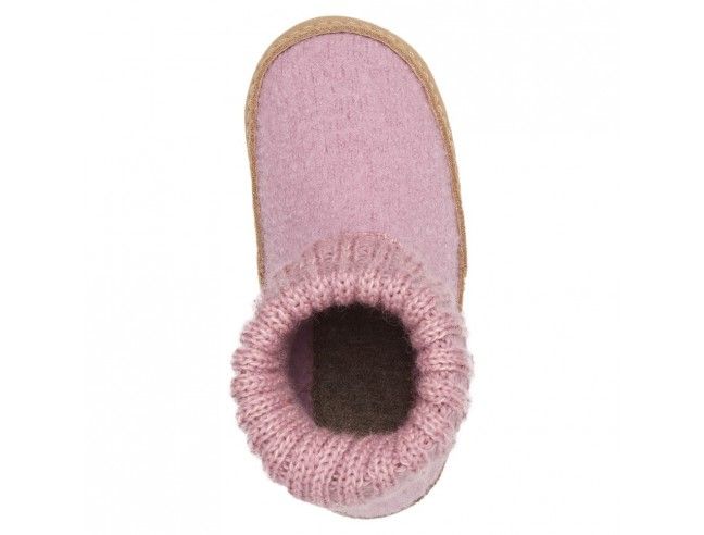 Zapatilla pura lana Cozy LUX Pink