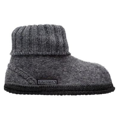Zapatilla pura lana Cozy Gris
