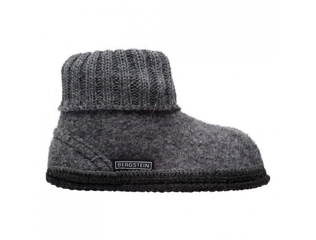 Zapatilla pura lana Cozy Gris