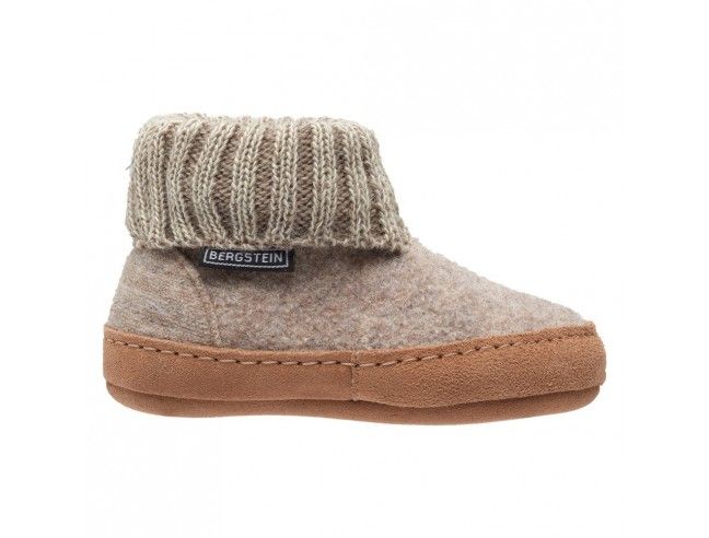 Zapatilla pura lana Cozy LUX Beige