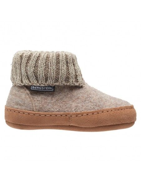 Zapatilla pura lana Cozy LUX Beige