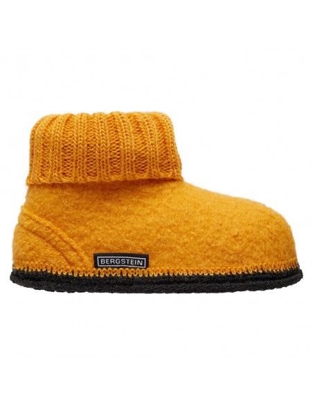 Zapatilla pura lana Cozy Ocre