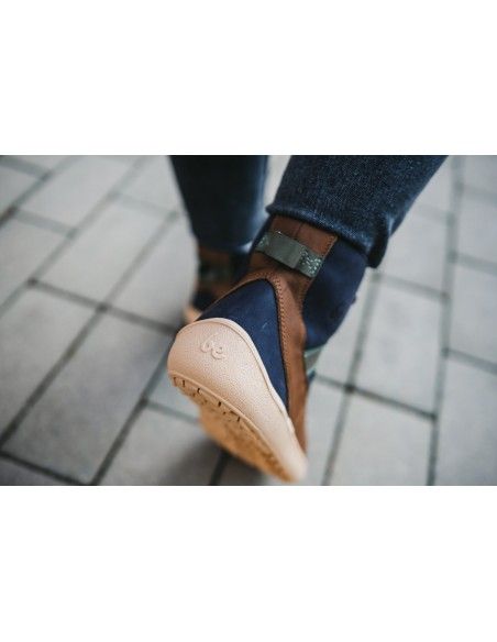 Botin barefoot York  adulto Be Lenka Azul/Verde/Beige