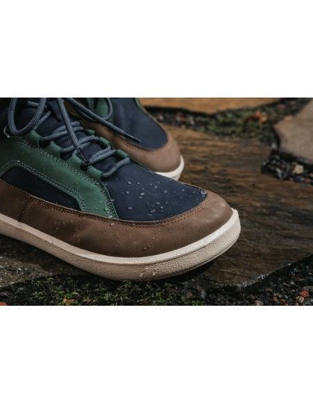 Botin barefoot York  adulto Be Lenka Azul/Verde/Beige