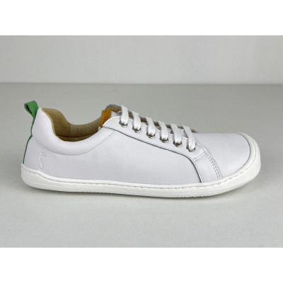 Deportiva Barefoot Flexi Nens Blanco/Cesped