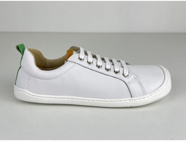 Deportiva Barefoot Flexi Nens Blanco/Cesped