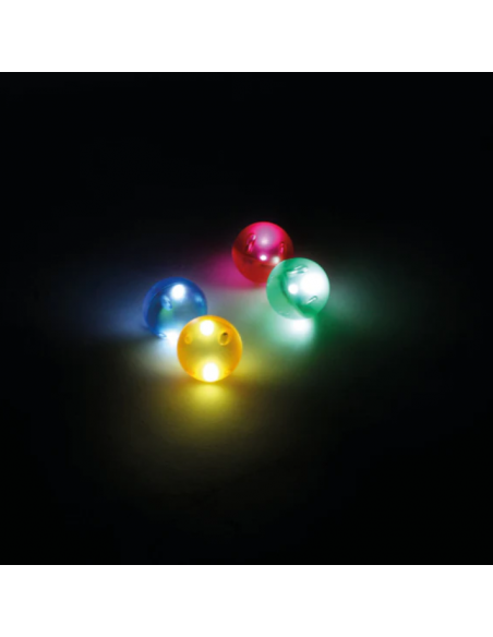 Bloques magnéticos PISTA DE BOLAS LUMINOSAS 100 PZ CleverClixx (Colores vivos)