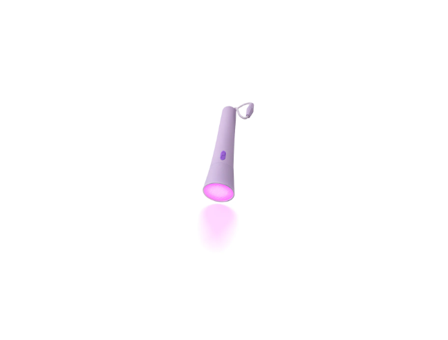 Linterna Led Lalarma Violeta
