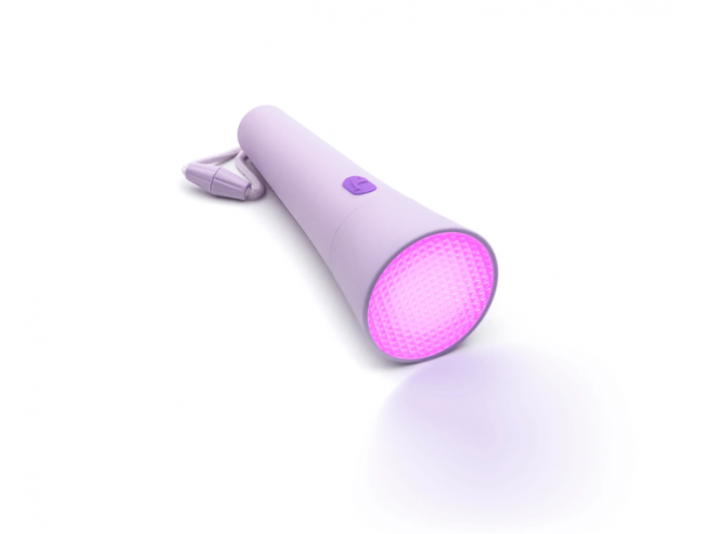 Linterna Led Lalarma Violeta