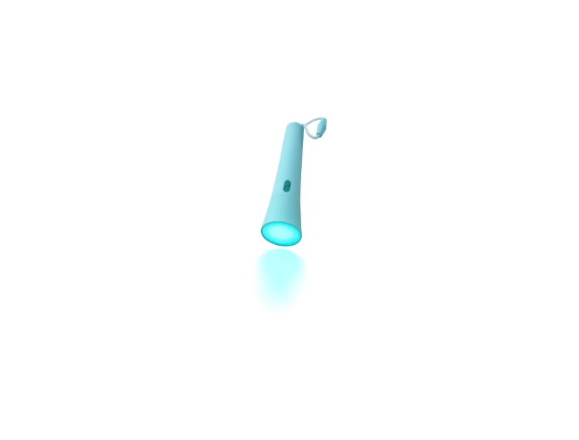 Linterna Led Lalarma Azul