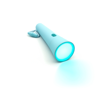 Linterna Led Lalarma Azul