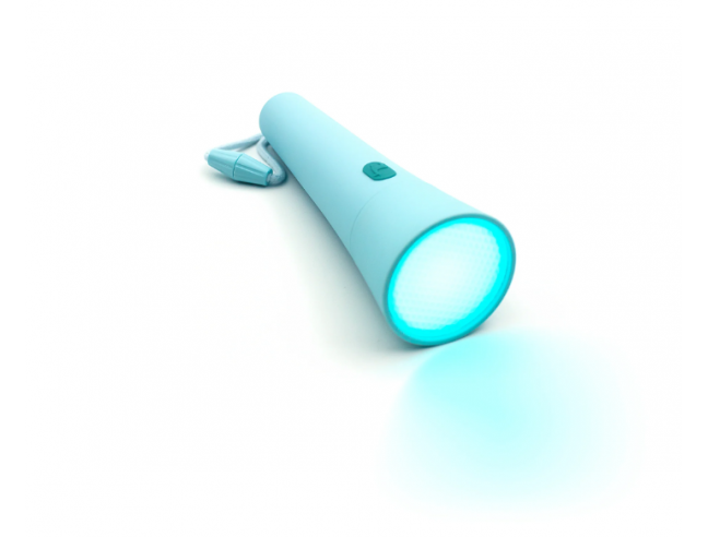 Linterna Led Lalarma Azul