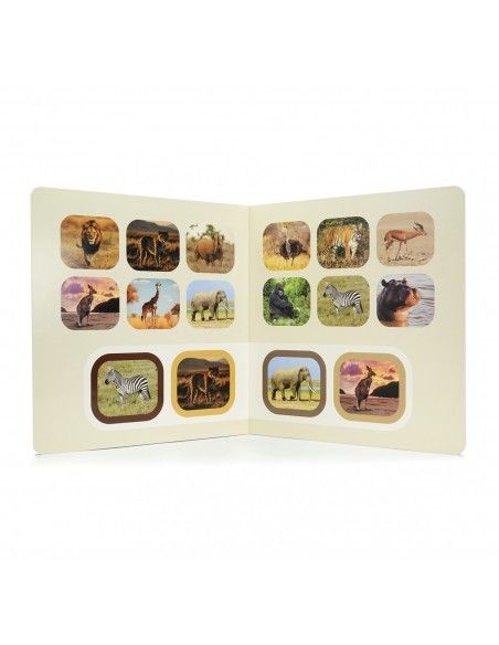 Libro de imágenes "Busca y Encuentra SALVAJES" NOWORDBOOKS