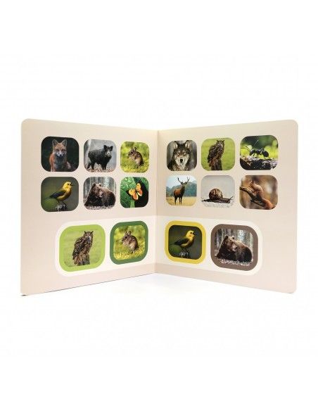 Libro de imágenes "Busca y Encuentra BOSQUE" NOWORDBOOKS