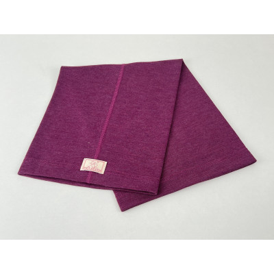 Cuello lana/seda morado PICKAPOOH