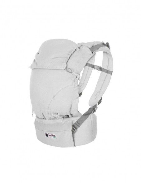 Mochila Portabebés Evolutiva E- Carrier Quokkababy Silver Diamond