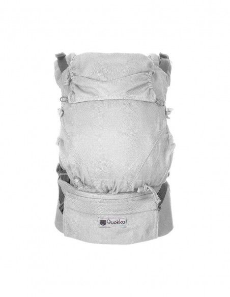 Mochila Portabebés Evolutiva E- Carrier Quokkababy Silver Diamond