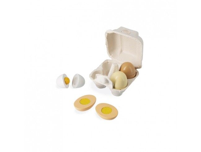 Juguetes para cocinita HUEVERA CON 4 HUEVOS DE...