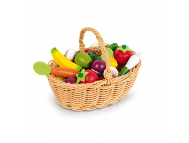 CESTA FRUTAS Y VERDURAS Janod
