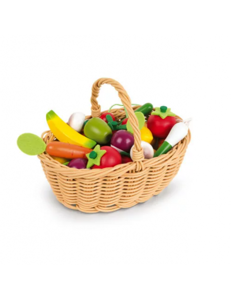 CESTA FRUTAS Y VERDURAS Janod