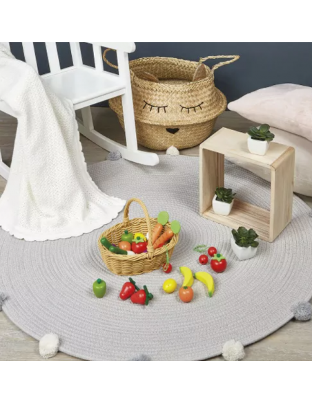 CESTA FRUTAS Y VERDURAS Janod