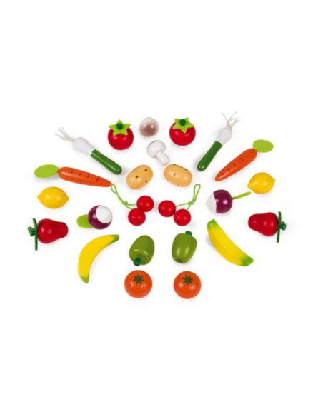 CESTA FRUTAS Y VERDURAS Janod