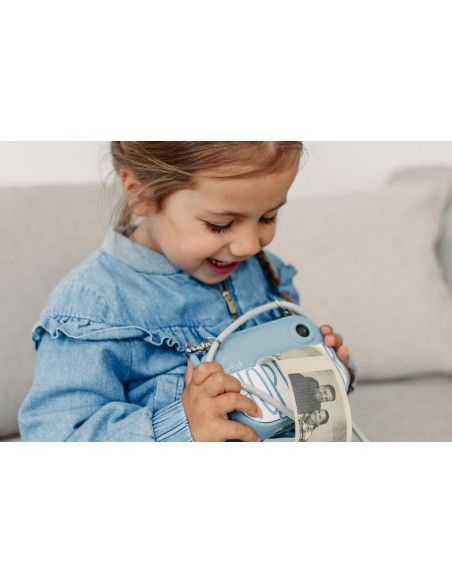 Cámara Digital infantil con impresión Hoppstar Artist (Denim-Azul)