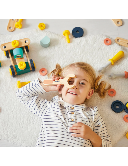 Barril de bricolaje BRICO'KIDS - BOTE 100PIEZAS