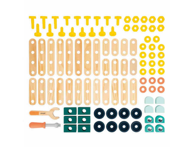 Barril de bricolaje BRICO'KIDS - BOTE 100PIEZAS
