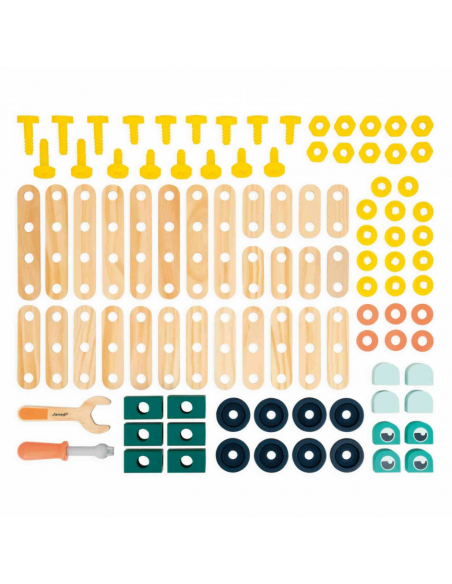 Barril de bricolaje BRICO'KIDS - BOTE 100PIEZAS