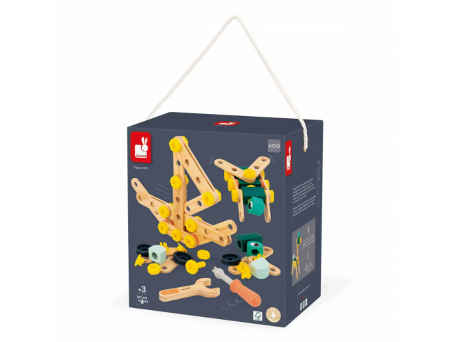Barril de bricolaje BRICO'KIDS - BOTE 100PIEZAS