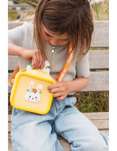 Funda protectora cámara infantil Silicon Bags Rabbit Flower (THE ZOOFAMILY)