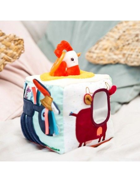 Cubo de actividades bebé Sonidos de la Granja Lilliputiens