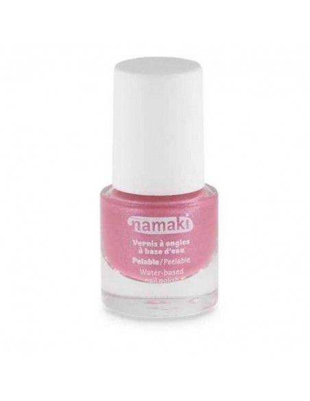 Esmalte de uñas ecológico Rosa Glitter New Namaki (unidad)