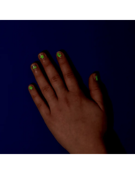 Pegatinas para uñas Fluor GOOD NIGHT OMY