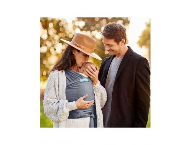 Fular Portabebés Elástico Moby Wrap Classic Flint