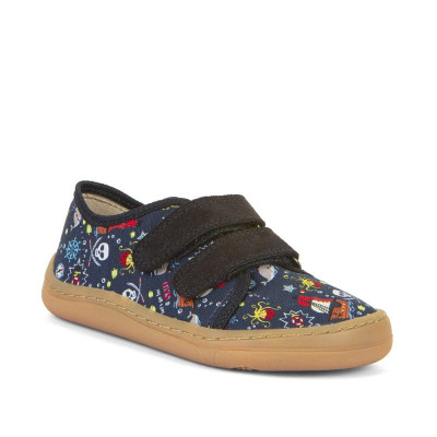 Loneta Barefoot Froddo CANVAS SHOES Pirates Blue