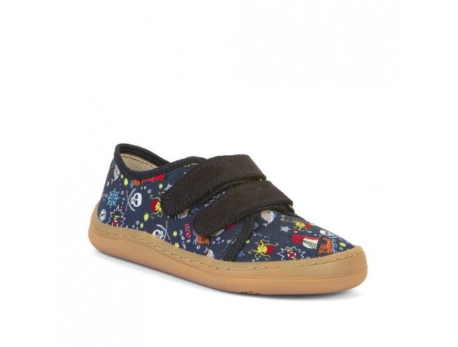 Loneta Barefoot Froddo CANVAS SHOES Pirates Blue