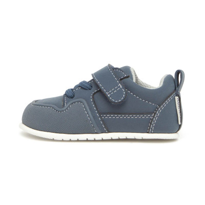 Zapato Feroz Cheste Azul Denim  Microfibra Nobuck