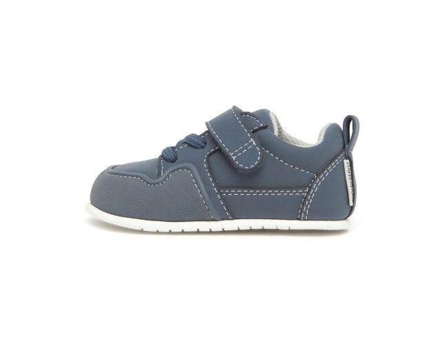 Zapato Feroz Cheste Azul Denim  Microfibra Nobuck