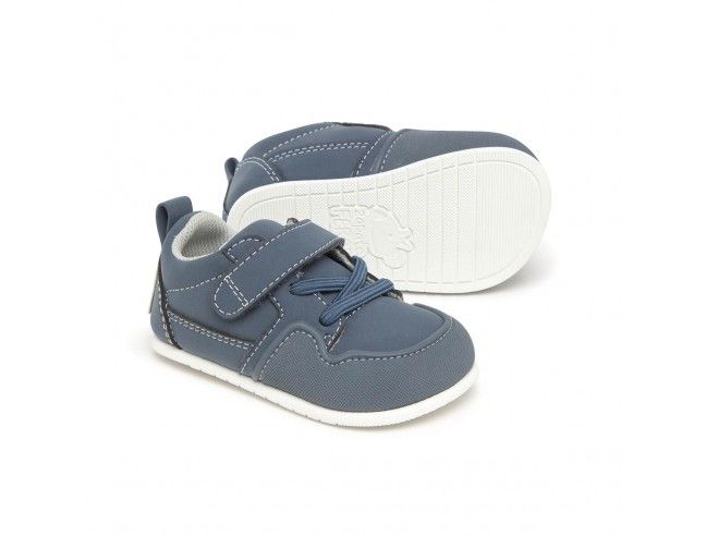 Zapato Feroz Cheste Azul Denim  Microfibra Nobuck