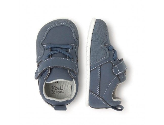 Zapato Feroz Cheste Azul Denim  Microfibra Nobuck