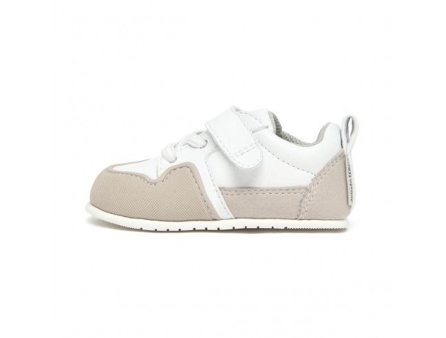 Zapato Feroz Cheste Blanco/Gris Microfibra