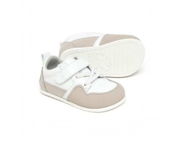 Zapato Feroz Cheste Blanco/Gris Microfibra