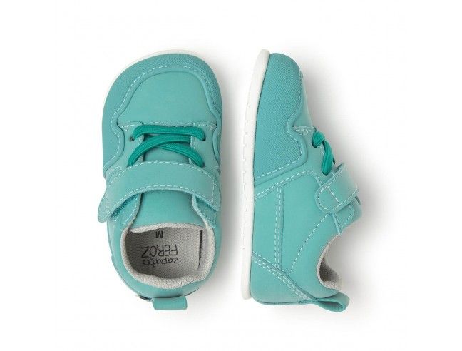 Zapato Feroz Cheste Mint Microfibra Nobuck