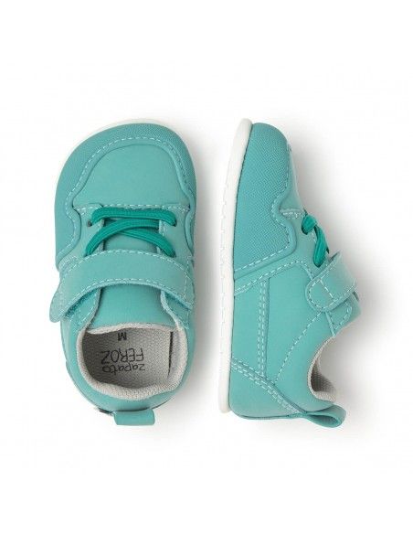 Zapato Feroz Cheste Mint Microfibra Nobuck