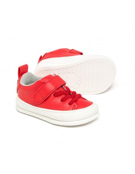 Zapato Feroz Turia Rojo Microfibra