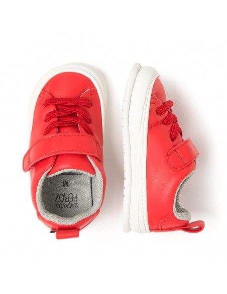 Zapato Feroz Turia Rojo Microfibra