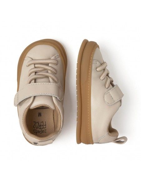 Zapato Feroz Turia Beige Microfibra